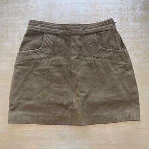 Maje suede mini skirt